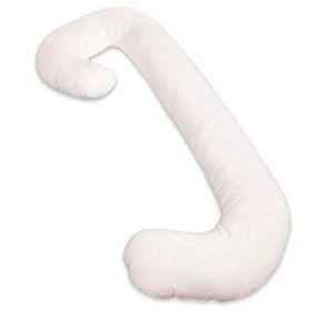 Leachco Snoogle Total Body Pillow, white